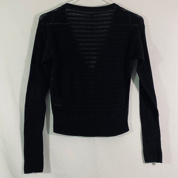 Aeropostale Cropped Button Front Cardigan - Picture 7 of 8